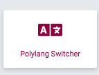Voeg de Widget Polylang switcher toe. Stijl de vlaggetjes met of zonder tekst. Zonder tekst is genoeg. 